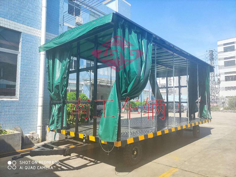 15吨雨篷双牵引彩神(中国)一站式服务官网篷式工具周转拖车