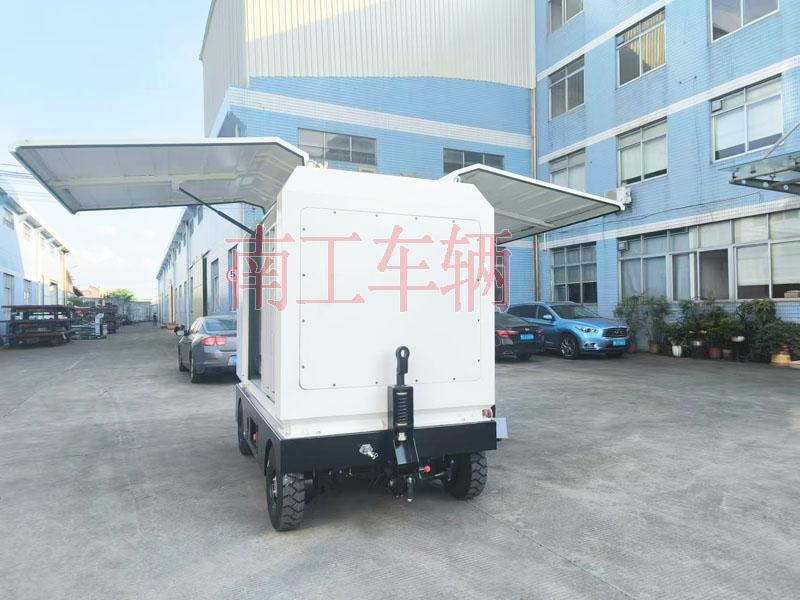2吨电动彩神(中国)一站式服务官网 飞翼箱式电动工具拖车